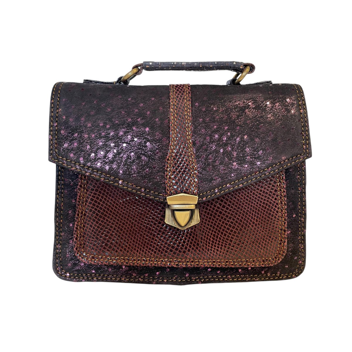 Fair Trade and Sustainable Leather Bag 67