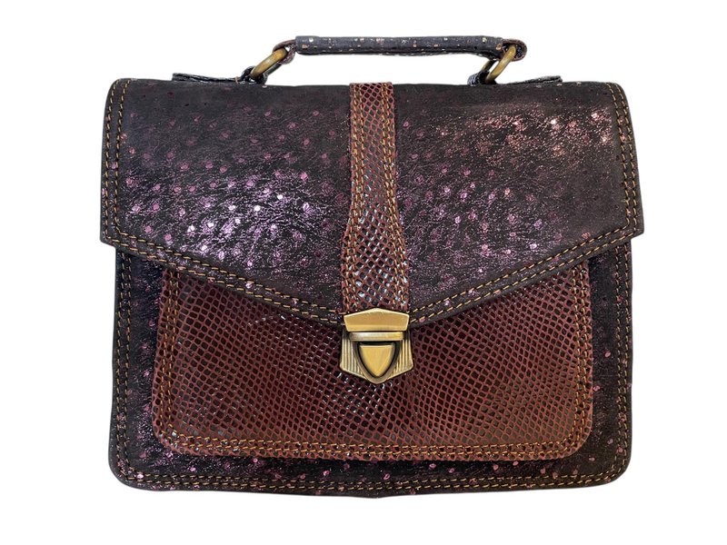 Fair Trade and Sustainable Leather Bag 67