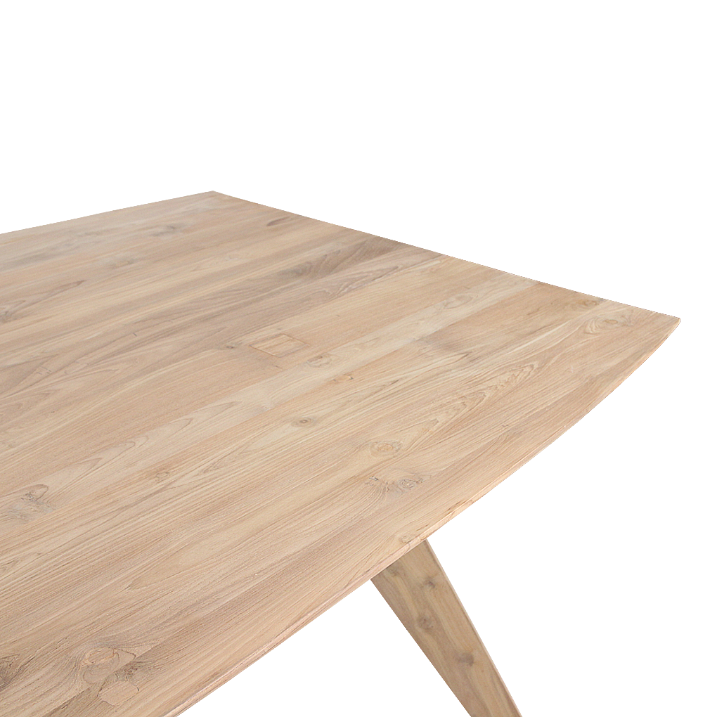 Studio teak rectangular table