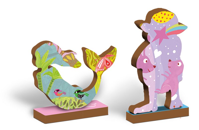 Woody Puzzle - Eenhoorn