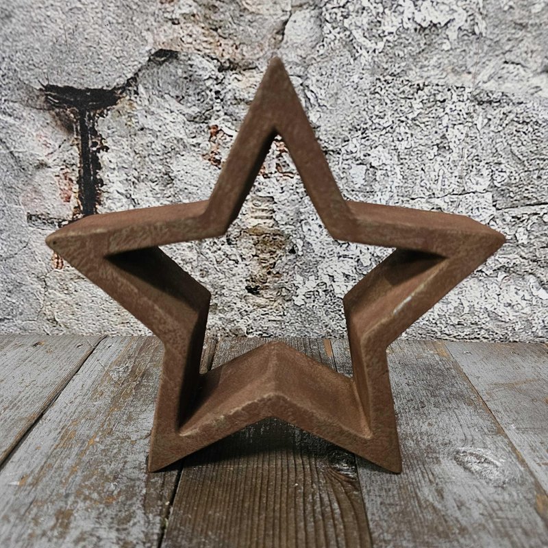 Pors ster aardewerk 22x6x21cm (36238)