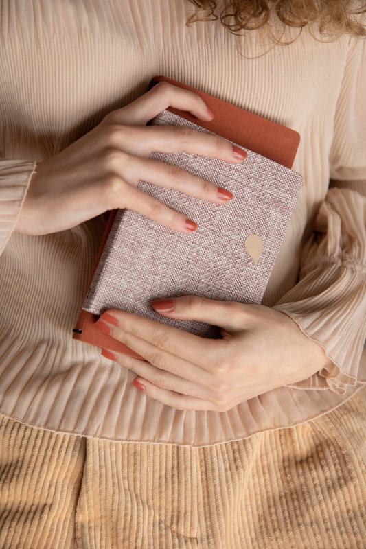 Notebook A6 - Rose dust - FSC Mix Credit