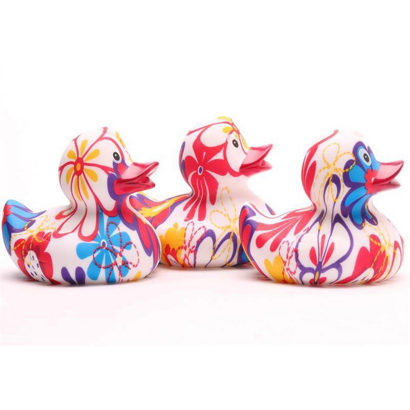 Forget-me-not rubber duck - rubber duck