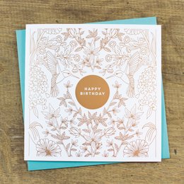 Greeting card happy birthday