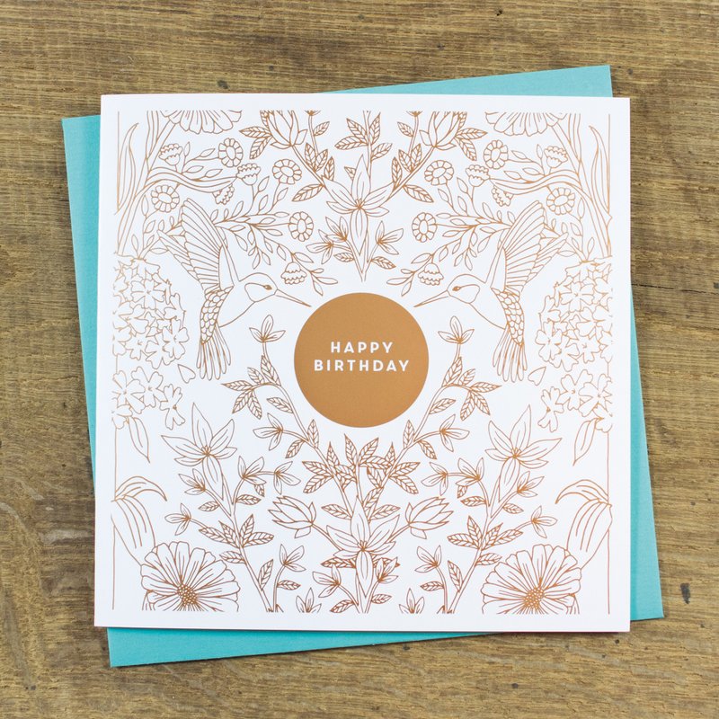 Greeting card happy birthday