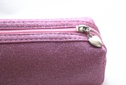Moon- The pink glitter pencil case