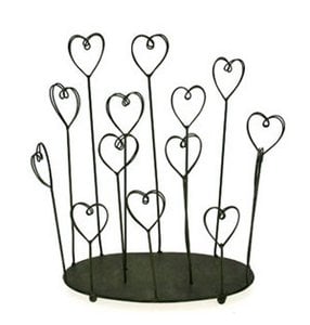 Photo / card holder hearts with.