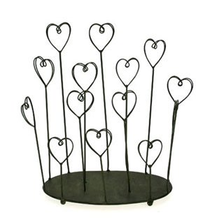 Photo / card holder hearts with.