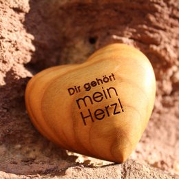 Thankgoods houten hart Mijn hart is van jou!