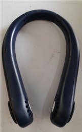 Genopladelig halsventilator Håndfri USB-miniventilator Rejser Udendørs sportsfans Bærbar Lazy Bladeless hængende halsventilator