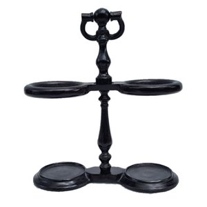 Flaschenregal - Black Antique - Miami