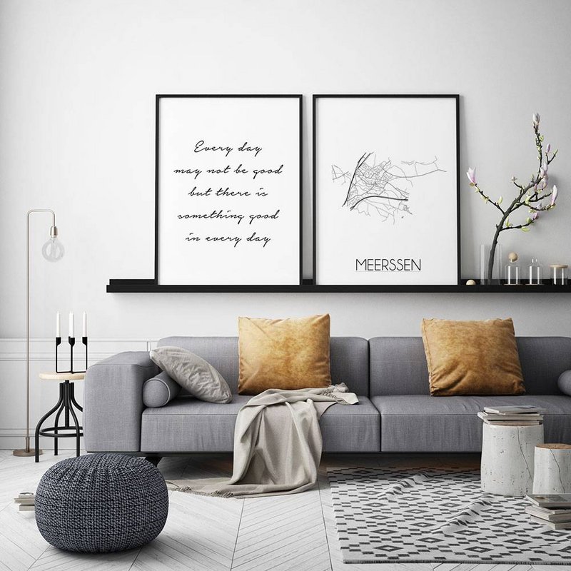 Meerssen Map poster