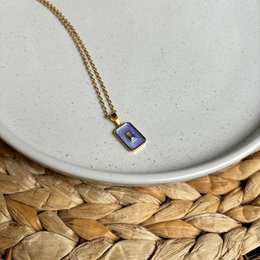 Pastel Gemstone Glow – Pastel Zircon Pendant halskæde