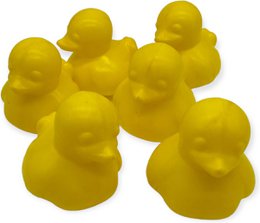 Timmy Toys - AC050 - Plastic Bath Duckies - 15pcs - geel - 1 stuk