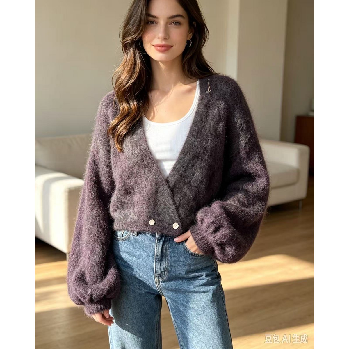 Mohair hartwikkel REF. 7718