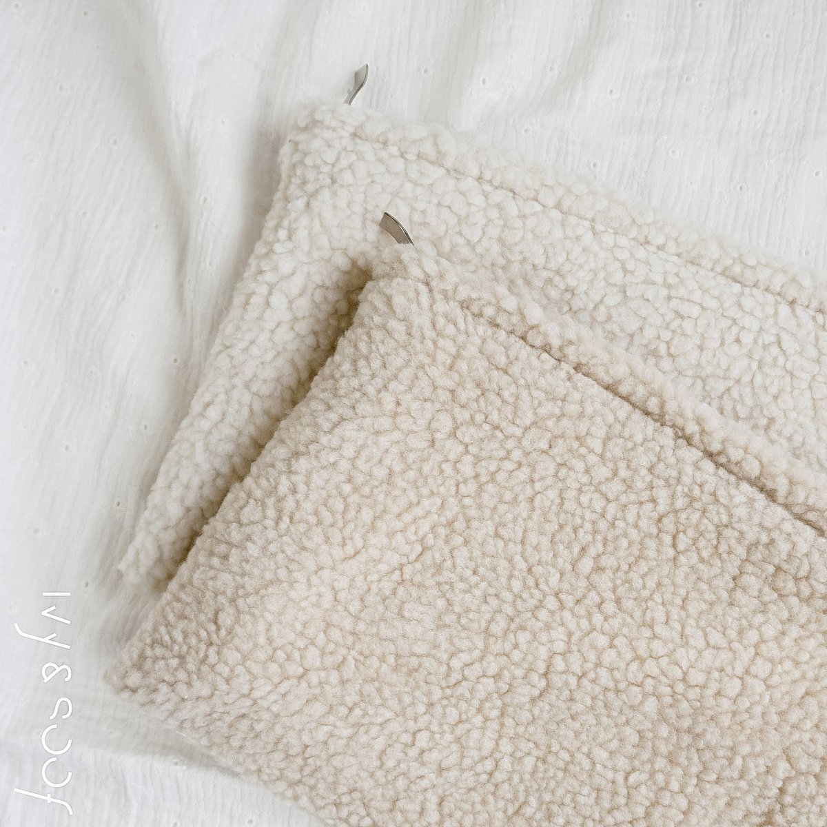 Teddy Federmäppchen | beige | Aufbewahrungsbeutel | Wickeltasche | Kulturbeutel