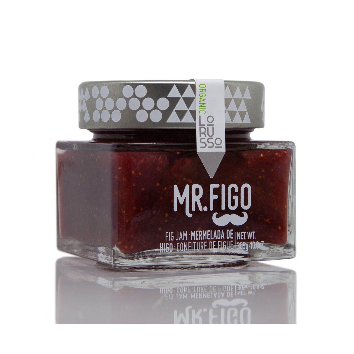 Organic gourmet fig jam with 85% fruit - 305g