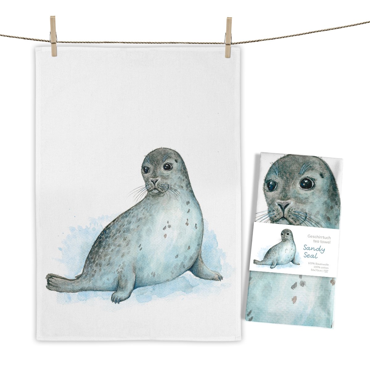 Paño de cocina Sandy Seal