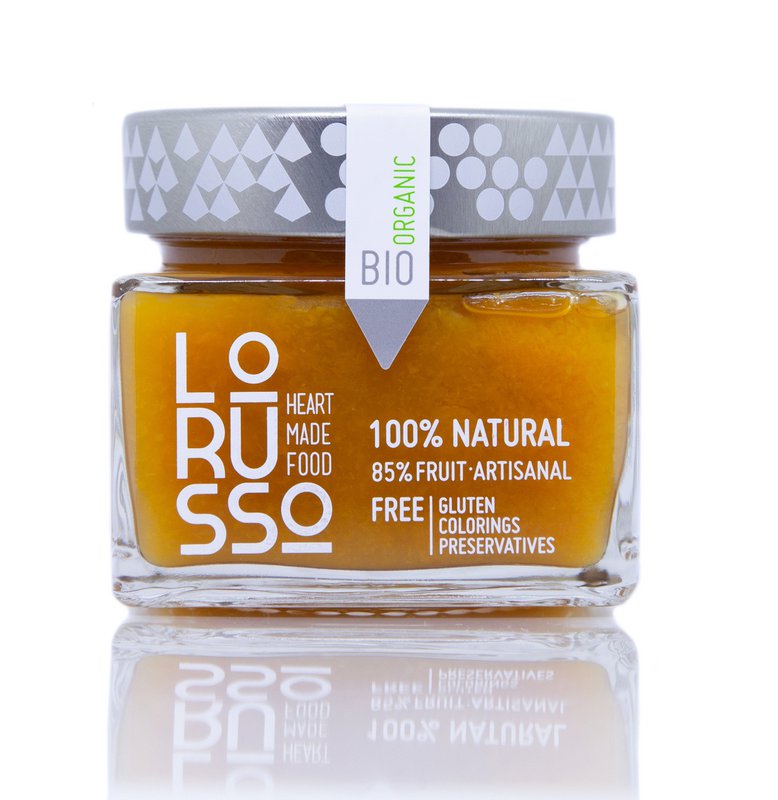 Bio Gourmet Peach Jam met 85% fruit; 305 g