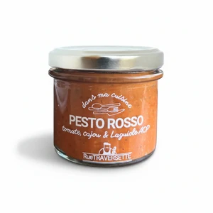 Vegetarian condiment │ Pesto rosso sauce ▸ Tomato, Cashew and Laguiole AOP