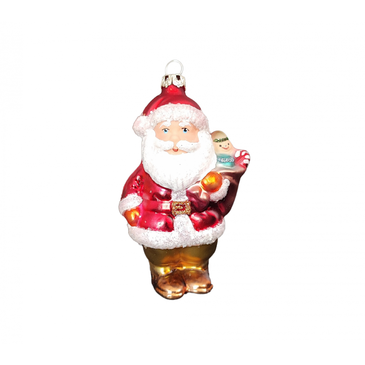 "caro Babbo Natale" - Decorazione per albero di Natale Babbo Natale
