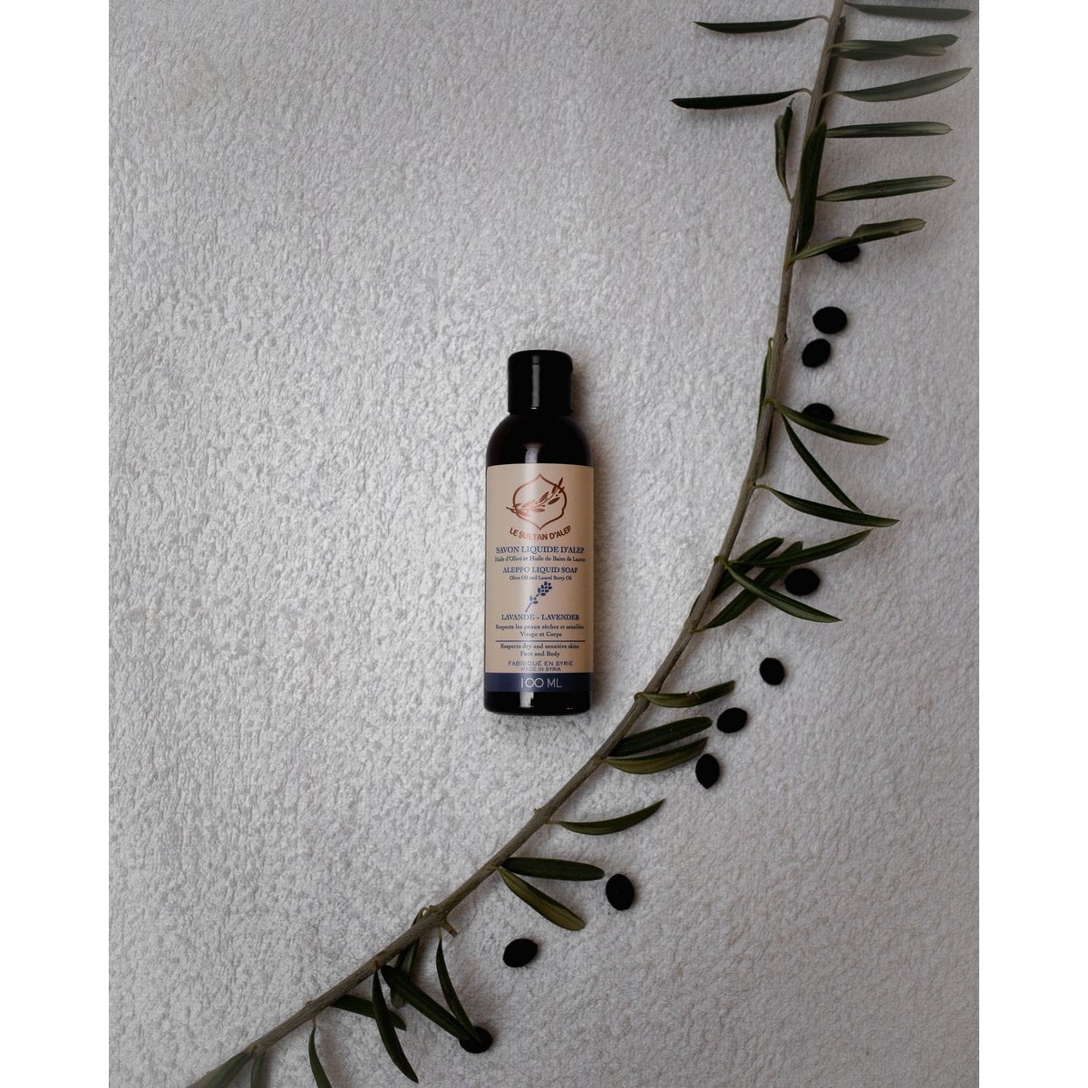 Vloeibare Aleppo zeep Lavendel 100 ML