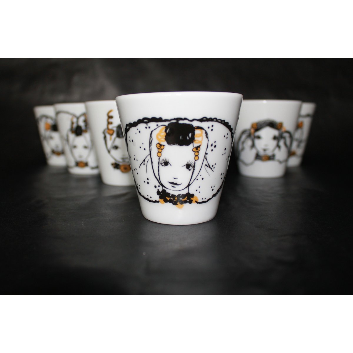 Taza de espresso Chicas de Zelanda