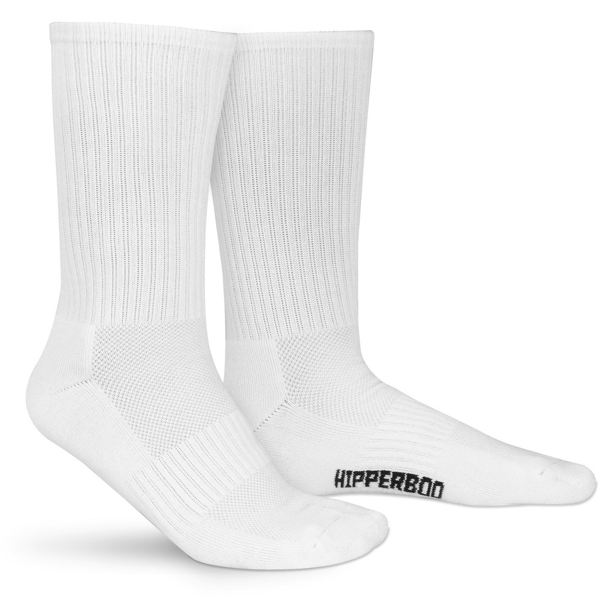 Hipperboo® 3 oder 6 Paar Bambus-Sportsocken | Tennissocken | Laufsocken | Nahtlos | Schwarz oder Weiß | Mehrere Größen