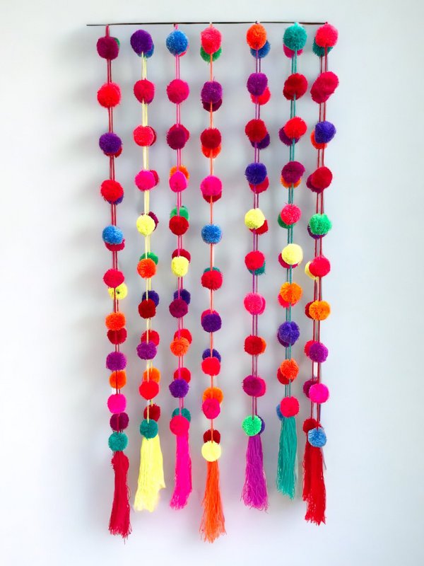 Pompom-Girlande