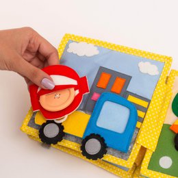 My First Excavator - Mini Quiet Book
