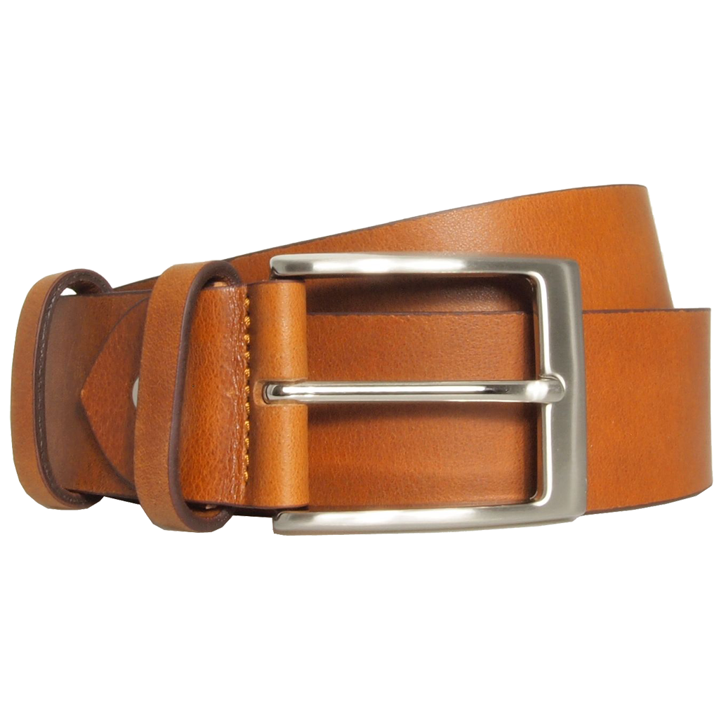 Ceinture Cuir Bride 40 mm Fauve