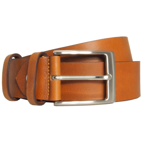 40 mm Bridle Leather Belt Tawny