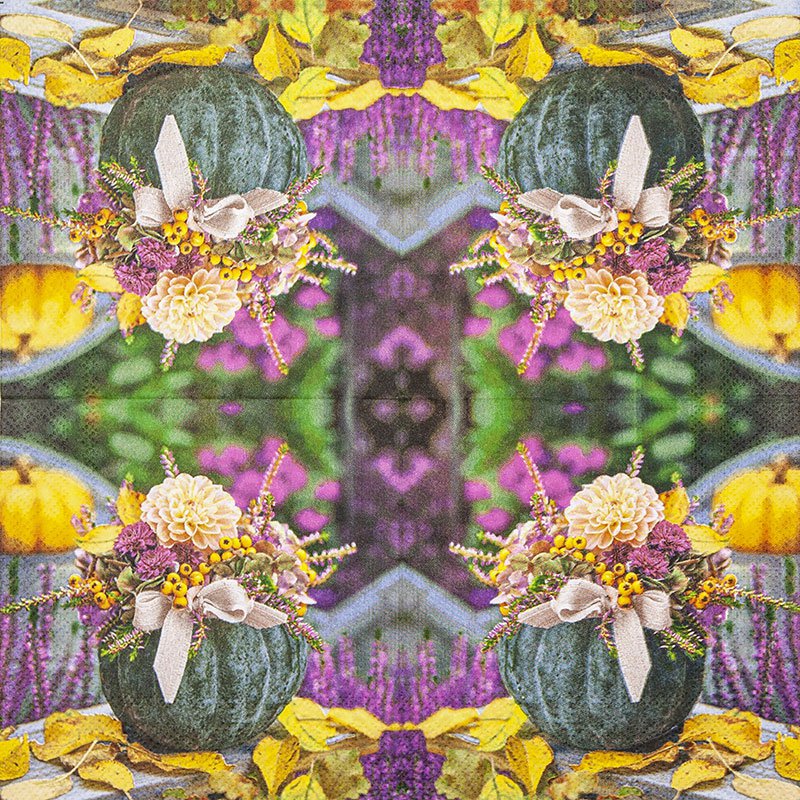 Cocktail-Servietten Pumpkin Arrangement