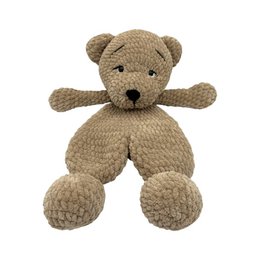 Handmade cuddly toy - bear - made of velvet