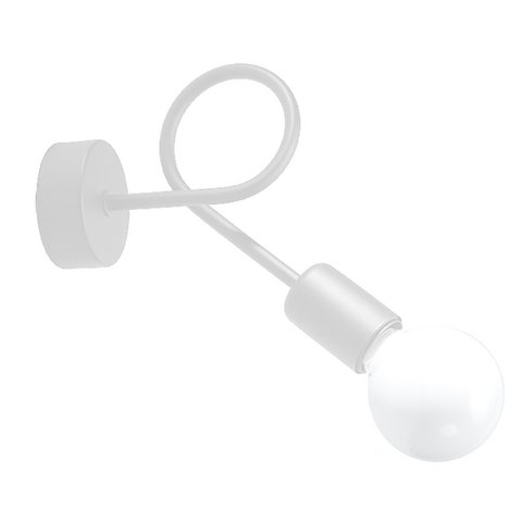 White LOOP wall lamp
