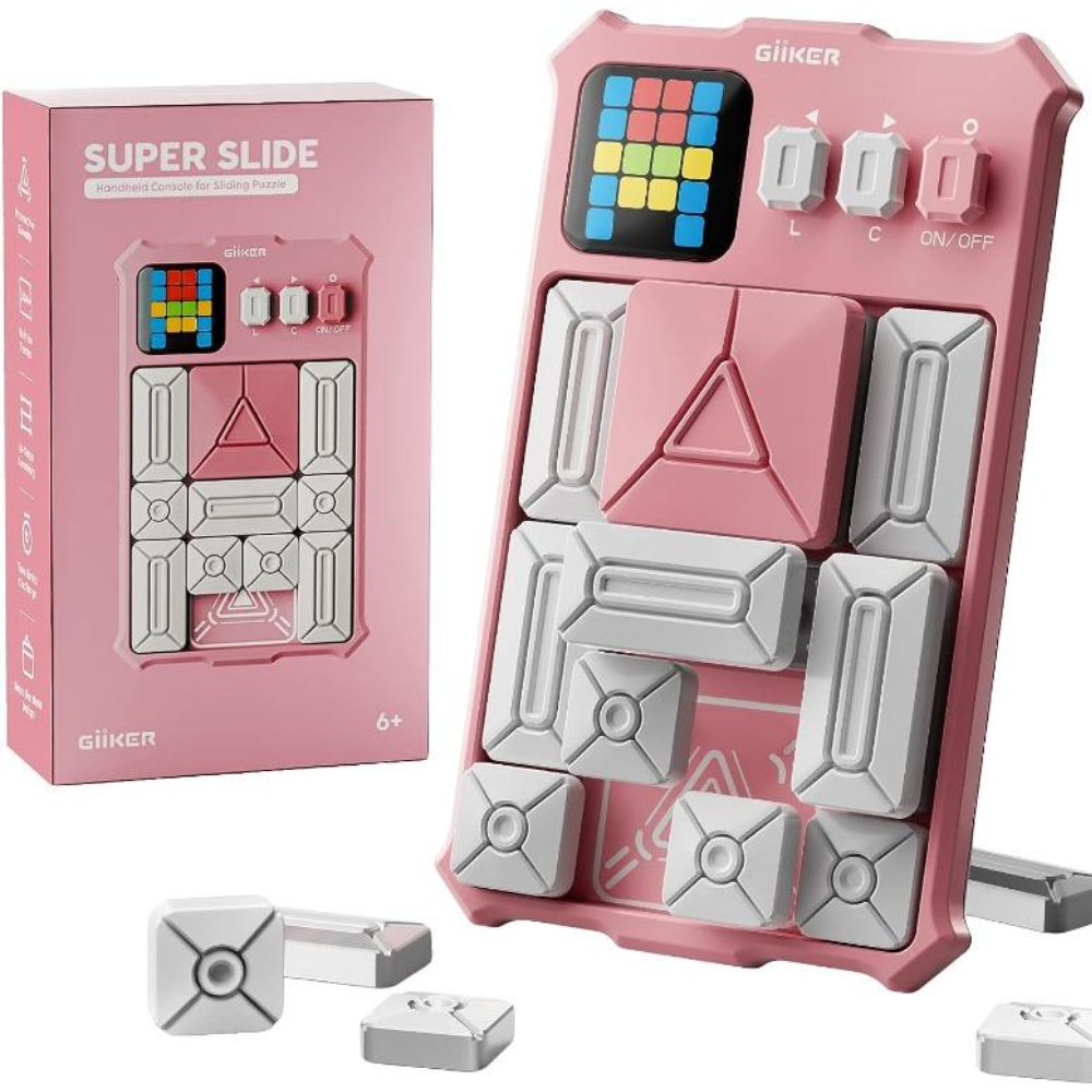 GiiKER Super Slide Puzzle Game, PINK