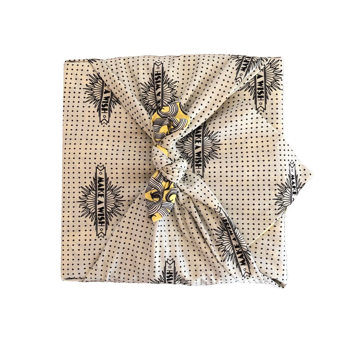 Geschenkpapier aus Furoshiki-Stoff – 3er-Pack doppelseitiges One-Style-Bundle