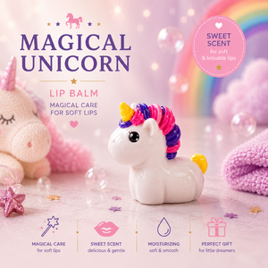 2,5g Lippenpflege "Magical Unicorn" mit Kakaobutter