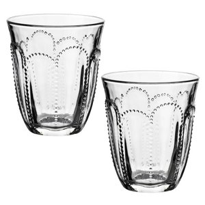DAPHNE Set of 4 glasses 340ml 9.5x5.2x11cm