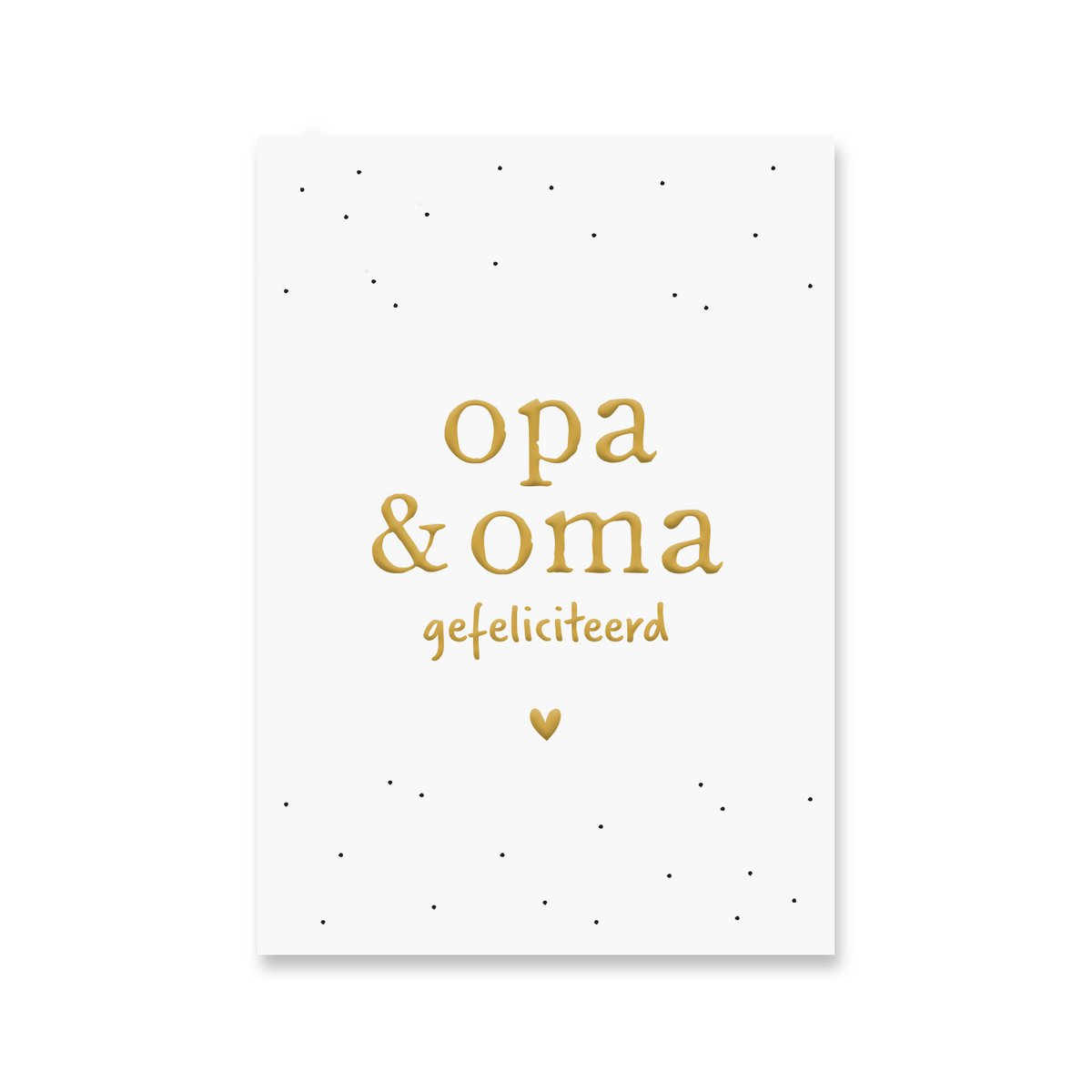 Map Grandpa & Grandma | gold foil