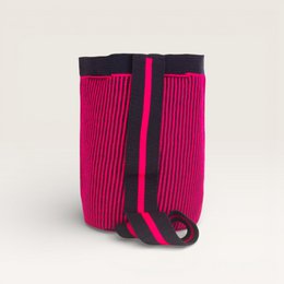 Gestreepte rugzak | Magenta