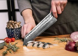 Kiritsuke Knife 210 mm - Bunka Damascus Collection