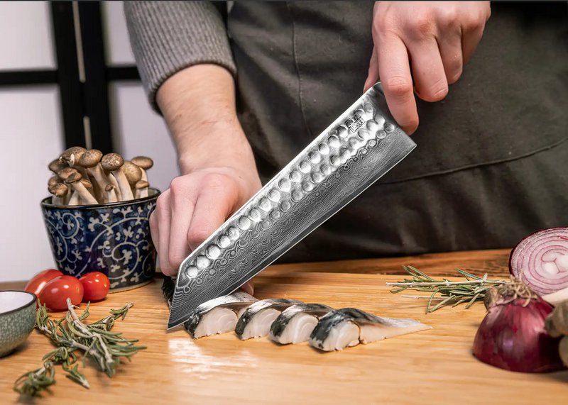 Kiritsuke Knife 210 mm - Bunka Damascus Collection