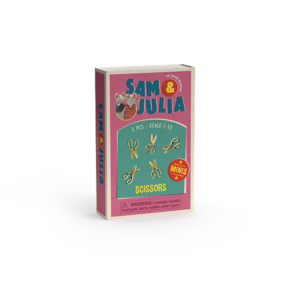 Minis - Scissors (5 pcs) - scale 1:12 - Sam & Julia - The Mouse House