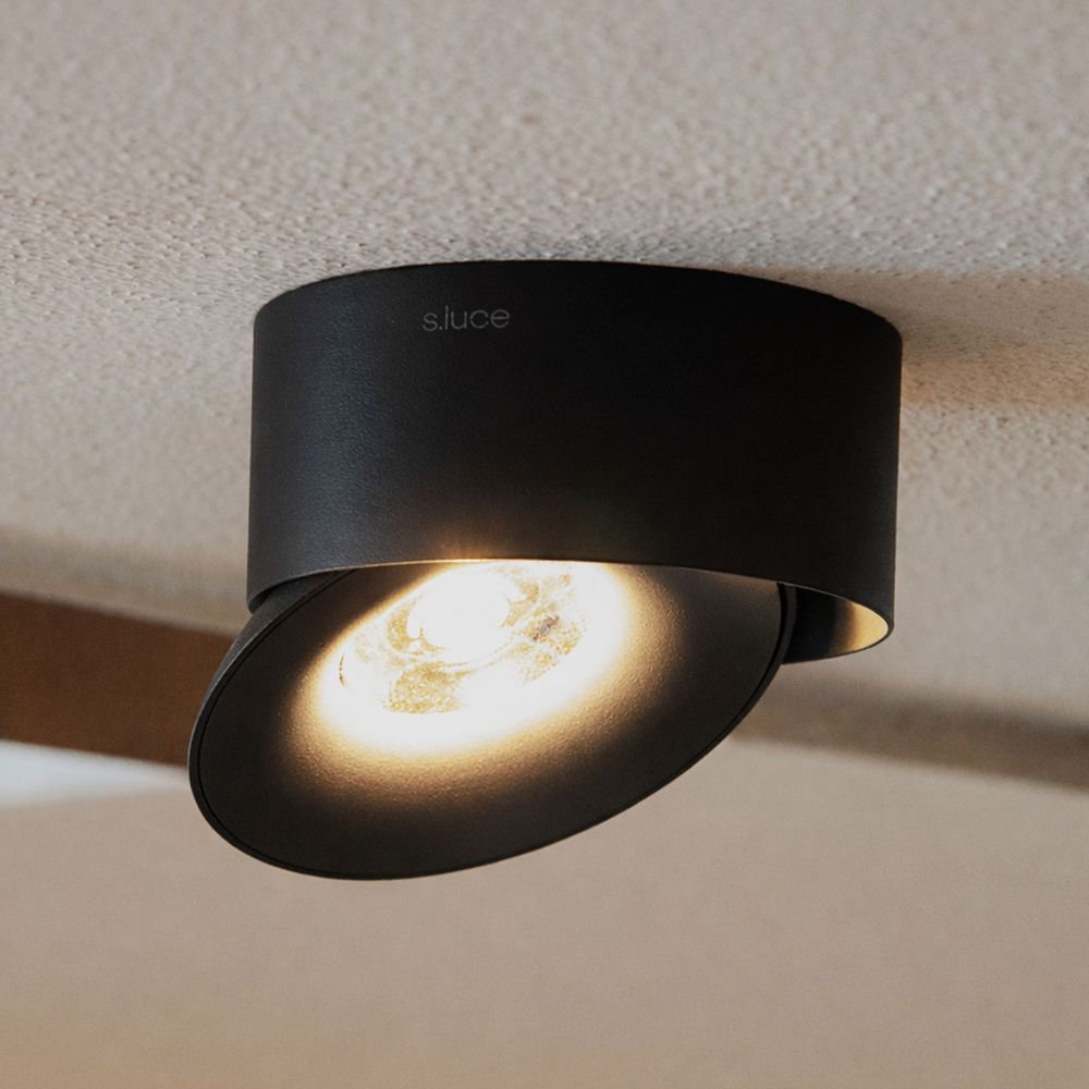 s.luce Santa Neo LED-Deckenstrahler schwenkbar & dimmbar