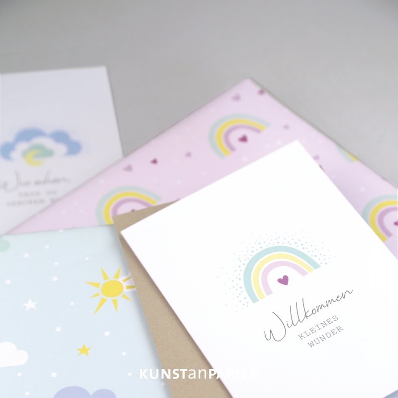 Geschenkpapier Wolke Leonie