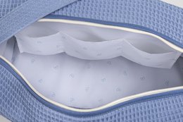Crossbody barselstaske til barnevogn og hospital. Praktisk og elegant organisatortaske med stor kapacitet. Produkt fremstillet i Spanien.