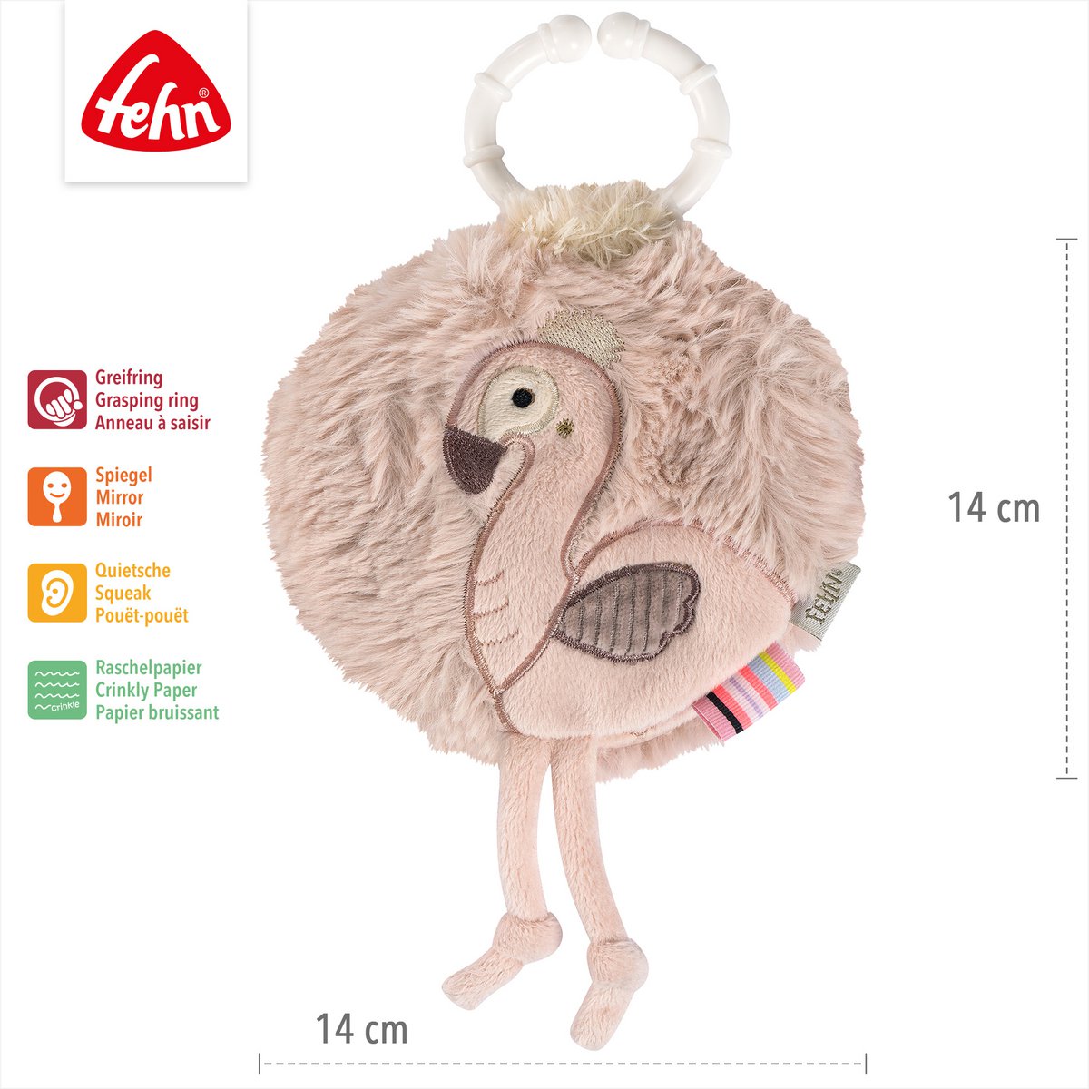 Weiches Buch Flamingo