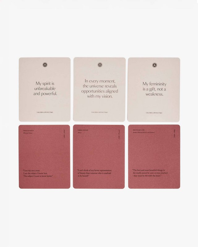 Mindful Affirmations af Valeria Lipovetsky, citatkort