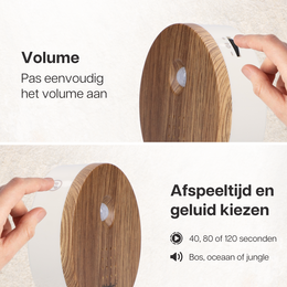 Melodiez Fuglelyde Hus med Sensor - Box Inkl. Batterier og 5 naturlige fugle-, hav- og junglelyde - Fuglehus med lyd - Fuglelydshus til toilettet